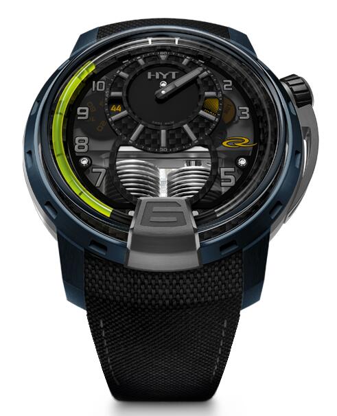 Review Replica HYT H1 air-rc44 148-AB-52-GF-TB watch